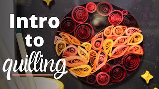 Paper Quilling for Beginners  Paper Crafts [upl. by Aneehsor]