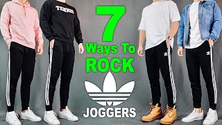 7 Ways To ROCK Adidas Joggers  Men’s Outfit Ideas [upl. by Tuck]