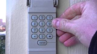 How to reset your garage door keypad pin number [upl. by Anirbed]