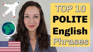 TOP 10 Polite English Expressions Advanced Vocabulary Lesson [upl. by Guod]