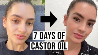 Trying Castor Oil for Eyelash Growth Before amp After  Peexo [upl. by Nelra647]