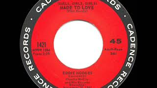 1962 HITS ARCHIVE Girls Girls Girls Made To Love  Eddie Hodges [upl. by Fina287]