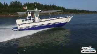 Munson Boats  High Performance Unrivaled Utility [upl. by Orose]