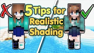 5 Tips for Realistic Shading  Minecraft Skin [upl. by Eetnahc103]