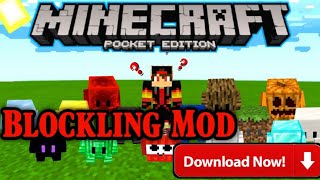 How to Download Blockling Mod in Minecraft PE  By Blackdart Gaming  Blocklings Mod in Minecraft [upl. by Sliwa180]