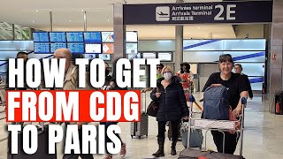 4 Simple Ways to Get to Paris from CDG Airport [upl. by Ylecara]