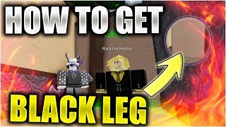 🔴HOW TO GET BLACK LEG IN BLOX PIECE  ROBLOX [upl. by Vanderhoek]