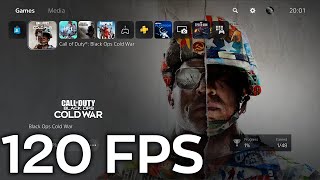 HOW TO GET 120 FPS ON PS5 PS5 PERFORMANCE MODE TUTORIAL [upl. by Drawde]