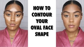 HOW TO CONTOUR YOUR OVAL FACE  ALEXIS JONES [upl. by Nedia287]