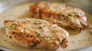 Creamy Garlic Chicken Breast Recipe [upl. by Pirzada913]