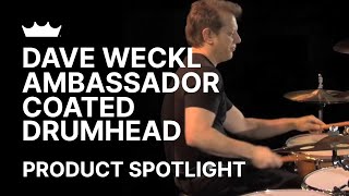 Dave Weckl Ambassador Coated Drumhead  Remo [upl. by Onstad232]