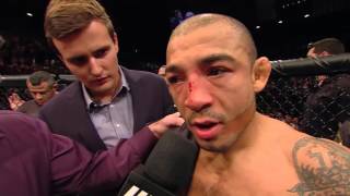 UFC 194 Conor McGregor and Jose Aldo Octagon Interview [upl. by Ras]