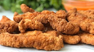 Crispy Chicken Strips Recipe [upl. by Harms]