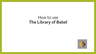 How to use The Library of Babel [upl. by Dionisio473]