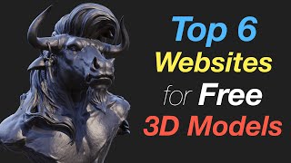 Top 6 Websites for Free 3D Models Including Some Hidden Gems [upl. by Llevram426]