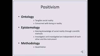 Research Paradigms  Philosophy of Research [upl. by Mossolb]