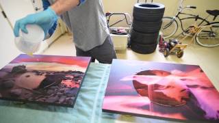 ArtResin  How to artresin your Artwork amp Photography epoxy resin clear coat [upl. by Akirat870]