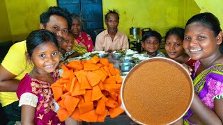 Kaddu Sukha Patta Pawudar CurryDinner EatingVillage Cooking [upl. by Assetal242]