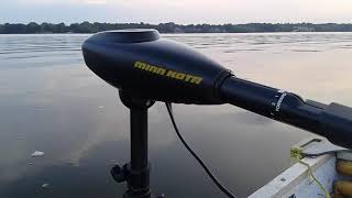 Minn Kota 30 lb endura test drive [upl. by Aedrahs]