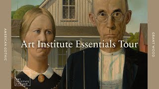 Grant Woods American Gothic  Art Institute Essentials Tour [upl. by Ilyssa]