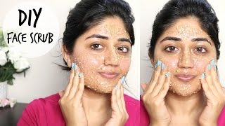 DIY Moisturizing Face Scrub for Dry Skin  corallista [upl. by Eilliw]