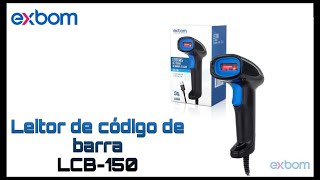 Leitor de código de barra a laser  padrão de leitura FEBRABAN  Modelo LCB150 [upl. by Pepe]