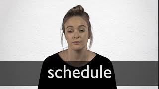 How to pronounce SCHEDULE in British English [upl. by Retrac]