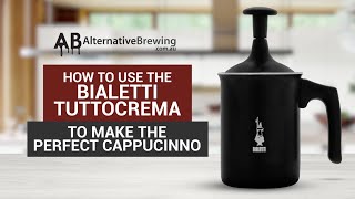 How to Use the Bialetti Tuttocrema Milk Frother [upl. by Ennail738]