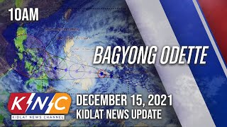 Bagyong Odette  Kidlat News Update December 15 2021 10AM [upl. by Sky]