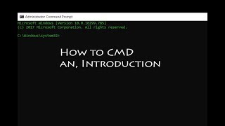 Command Prompt Basics How to use CMD [upl. by Ormsby]