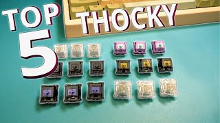 Top 5 Thockiest Switches [upl. by Sivrep]