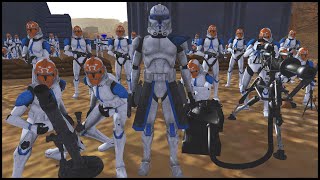 Commander Rexs SUPER FORTRESS Siege  Men of War Star Wars Mod Battle Simulator [upl. by Ely157]