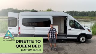 Ultimate Vanlife Comfort Ford Transit 350 High Top Extended Custom Conversion Tour [upl. by Clover]