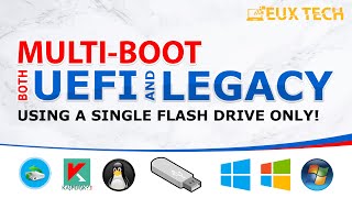 How To Make UEFI and Legacy MultiBoot Flash Drive [upl. by Eolande730]