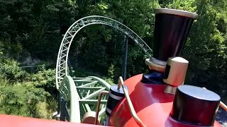 FireChaser Express Front Seat POV 2015 FULL HD Dollywood [upl. by Elleral]