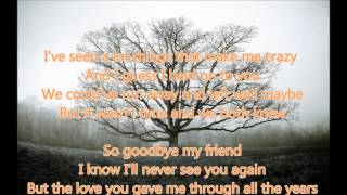 Linda Ronstadt ♪ Goodbye My Friend [upl. by Bron]