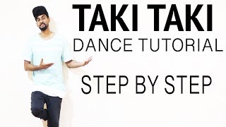 TAKI TAKI Dance Tutorial  STEP BY STEP  Dj Snake Salena Gomez Cardi B [upl. by Stovall]