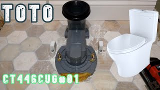 TOTO TOILET  CT446CUG01 INSTALLATION [upl. by Oakley]