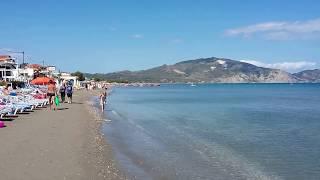 The Landing at ZakynthosZante Airport  Seen From Laganas [upl. by Aihtyc586]