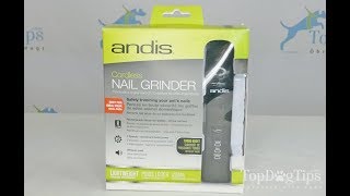 Andis Cordless Dog Nail Grinder Review [upl. by Cohlette]