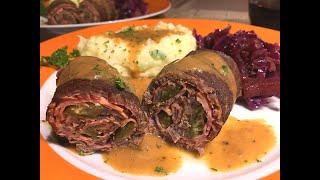 Beef Rouladen Recipe • A Popular German Dish  Episode 478 [upl. by Ennobe124]