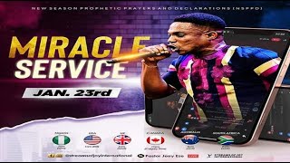 MIRACLE SERVICE NSPPD  23RD JANUARY 2023 [upl. by Aikenahs]