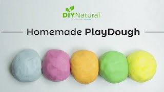 Homemade PlayDough Recipe Simple and Natural  DIY Natural [upl. by Patt]