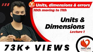 Units Dimensions amp Errors L1  Units amp Dimensions  Class 11 Physics  JEE 2023  Nurture  Vedantu [upl. by Marmawke942]