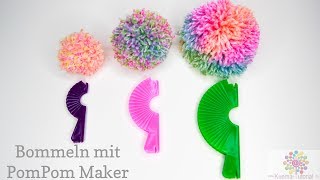 Super einfache Bommeln machen  PomPom Maker [upl. by Akihc631]