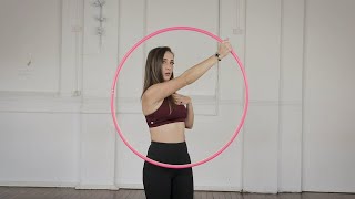 Beginner Hula Hoop Dance Tutorial  ISOLATION [upl. by Siuoleoj]