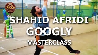 Shahid Afridi  Googly Bowling Masterclass [upl. by Kcered814]