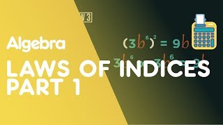 Laws of Indices  Part 1  Algebra  Maths  FuseSchool [upl. by Uriia]