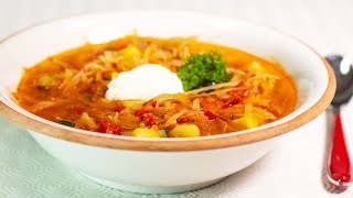 SCHTSCHI  kalorienarme vegane Kohlsuppe [upl. by Phiona]