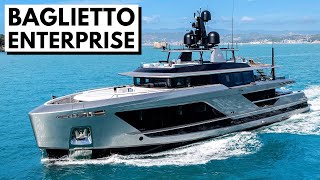 2022 BAGLIETTO 38M quotENTERPRISEquot SUPERYACHT TOUR Custom Luxury Yacht  PART 1 [upl. by Ellehcirt542]